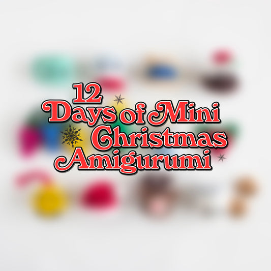 Crochet Pattern: 12 Days of Mini Christmas Amigurumi, PDF Amigurumi Pattern