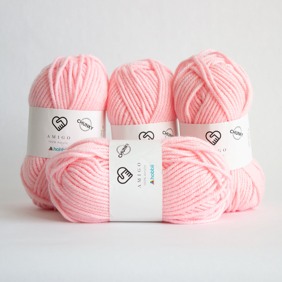 Bundle #27- Hobbii Yarn Amigo Chunky – A Menagerie of Stitches