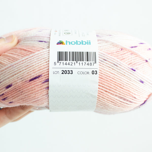Bundle #56- Hobbii Yarn Dolce Sock Wool Dots