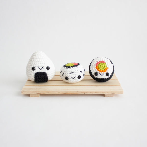 Crochet Pattern: Sushi Set, PDF Amigurumi Pattern