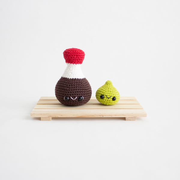 Crochet Pattern: Sushi Set, PDF Amigurumi Pattern