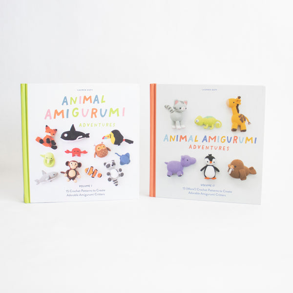 DAMAGED Book Bundle- Animal Amigurumi Adventures Volume 1 & 2