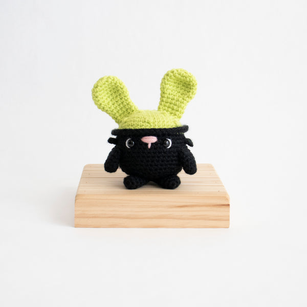 Crochet Amigurumi Cauldron Bunny- Ready to Ship