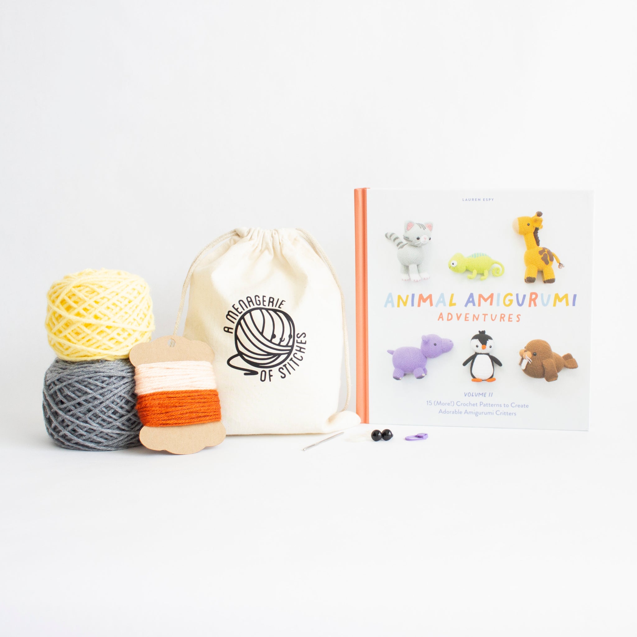 Animal Amigurumi Adventures Vol. 1: 15 Crochet Patterns to Create Adorable Amigurumi Critters [Book]