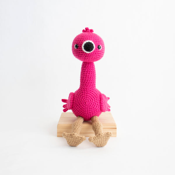 Crochet Amigurumi Flamingo- Ready to Ship