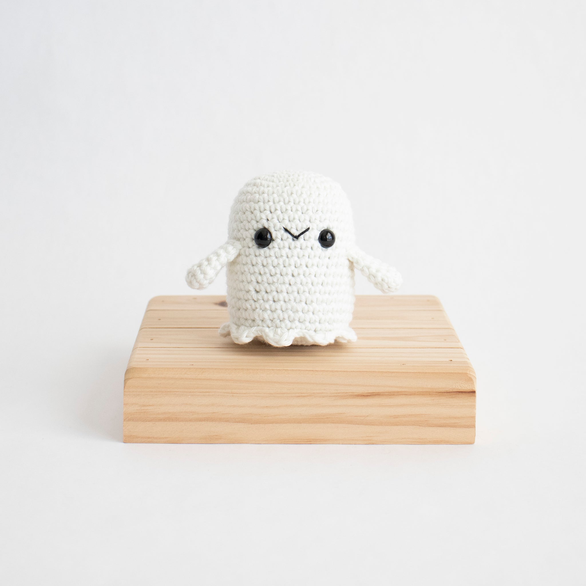 Crochet Amigurumi Glo Ghost- Ready to Ship