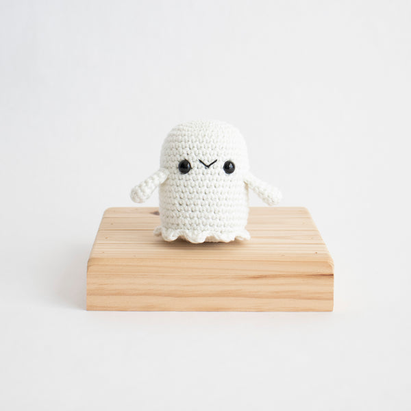 Crochet Amigurumi Glo Ghost- Ready to Ship