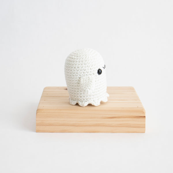 Crochet Amigurumi Glo Ghost- Ready to Ship