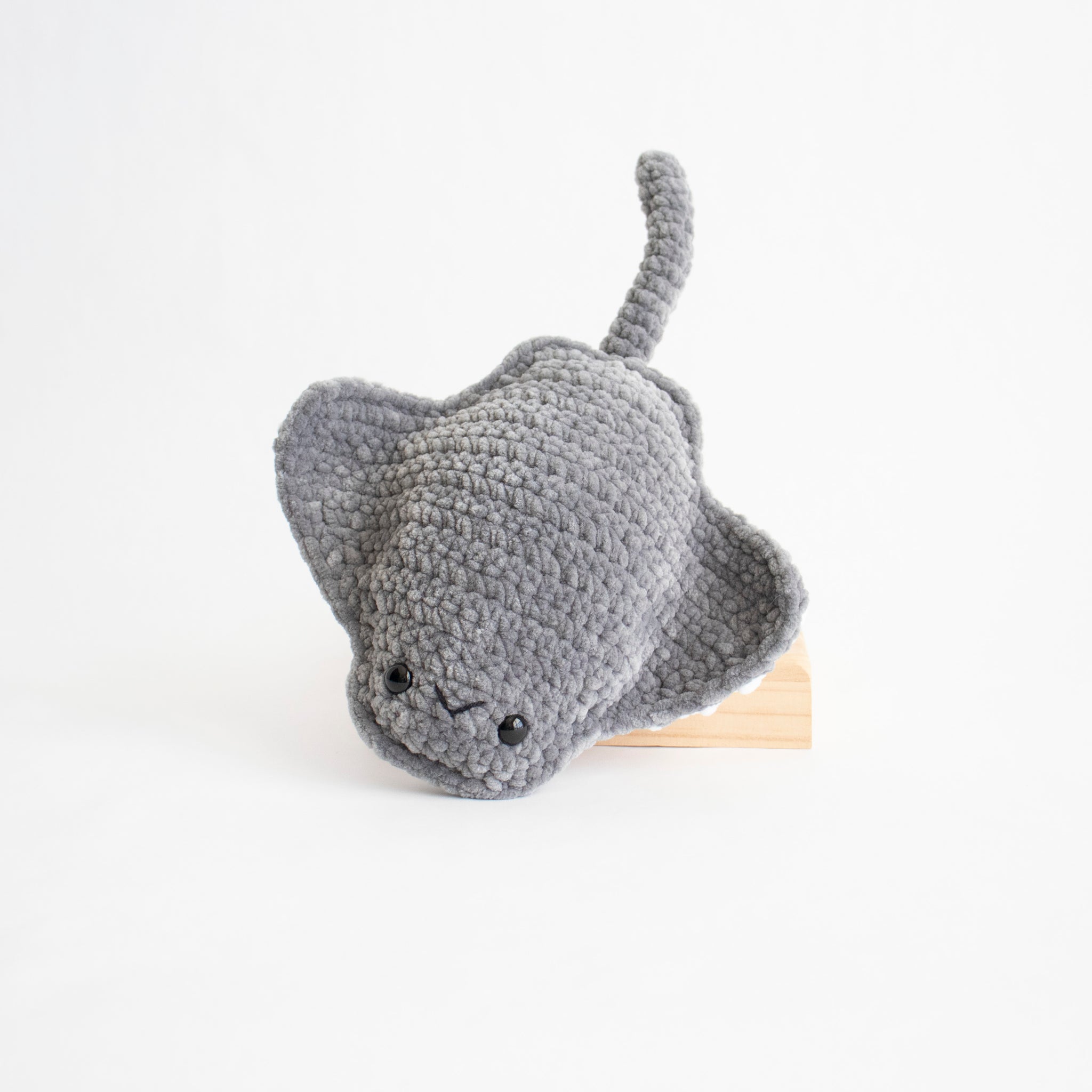 Crochet Amigurumi Manta Ray- Plush- Ready to Ship