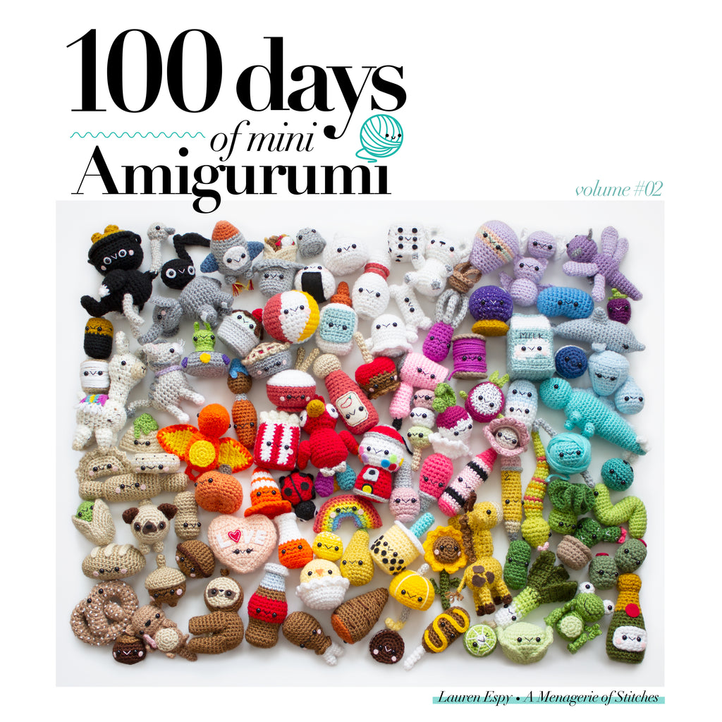 Crochet eBook: 100 Days of Mini Amigurumi VOL 1, PDF Amigurumi