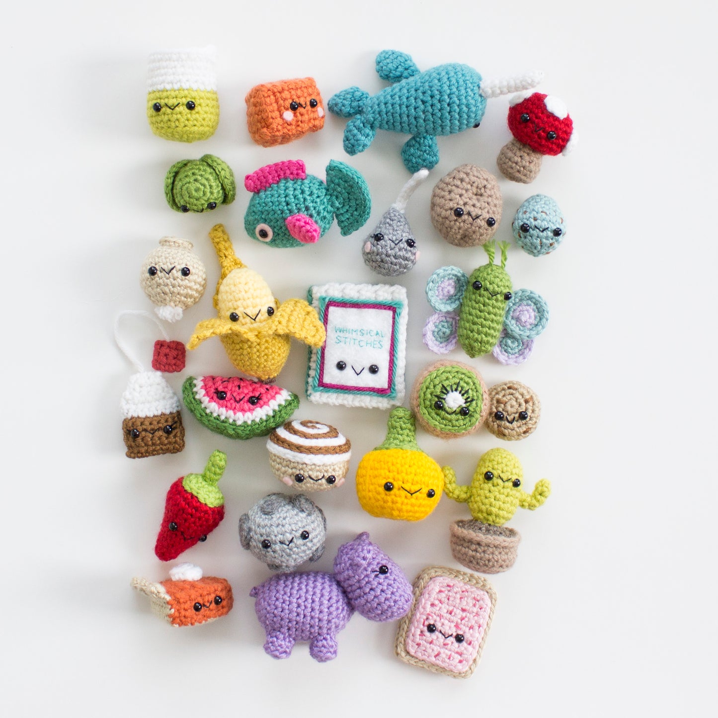 51-75 100 Days of Mini Amigurumi v1 - A Menagerie of Stitches - Lauren Espy