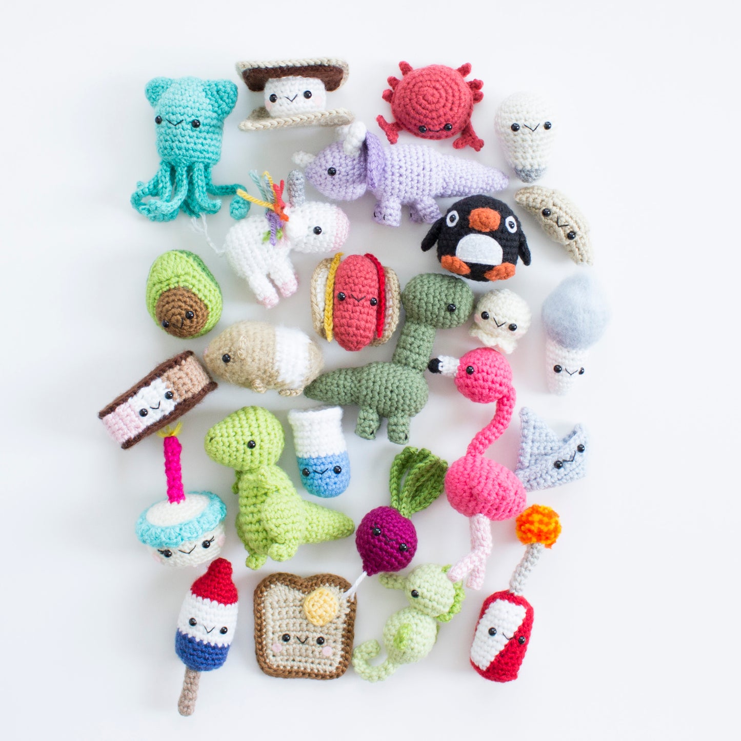 76-100 100 Days of Mini Amigurumi v1 - A Menagerie of Stitches - Lauren Espy