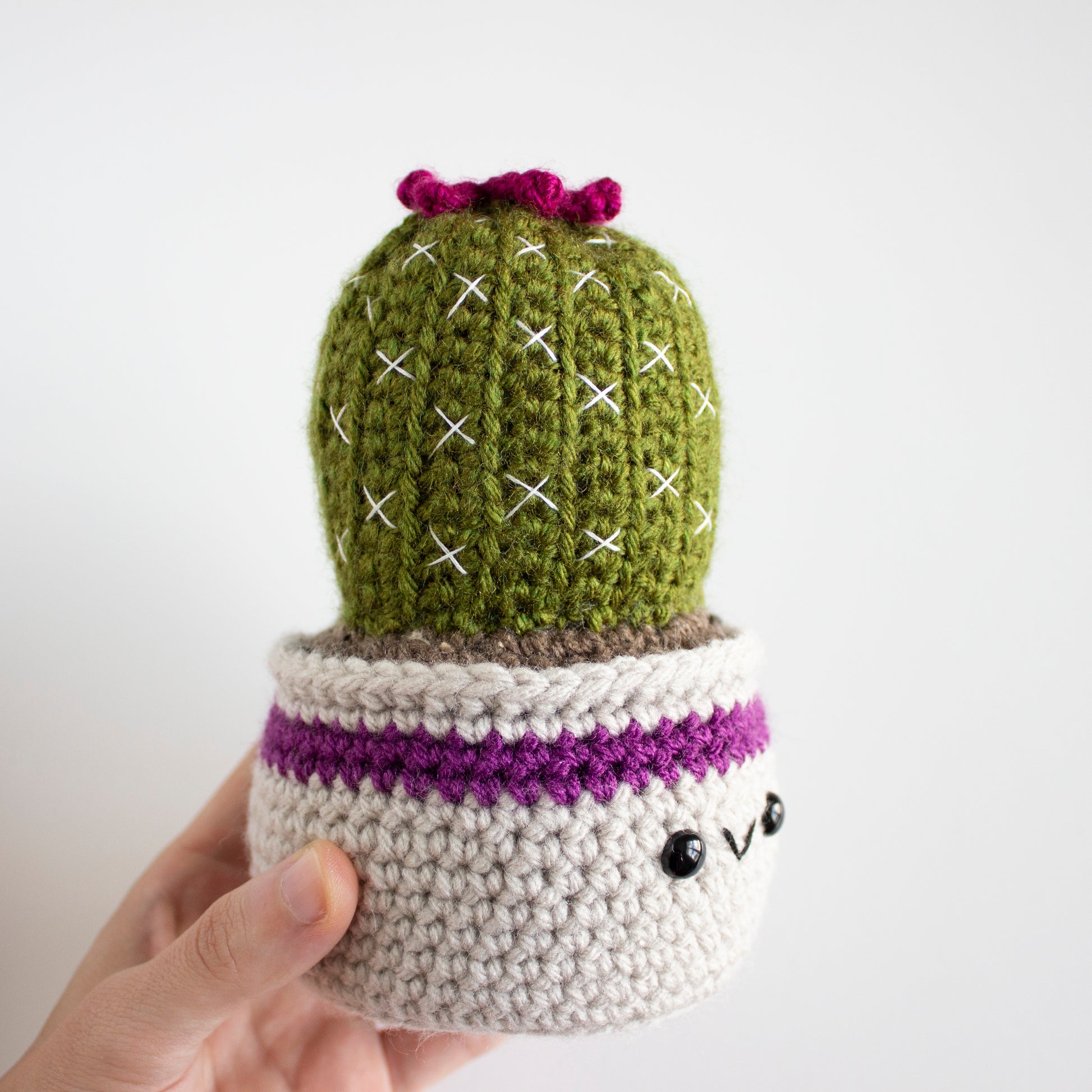 Ball Cactus Amigurumi Pattern - DIY House Plant